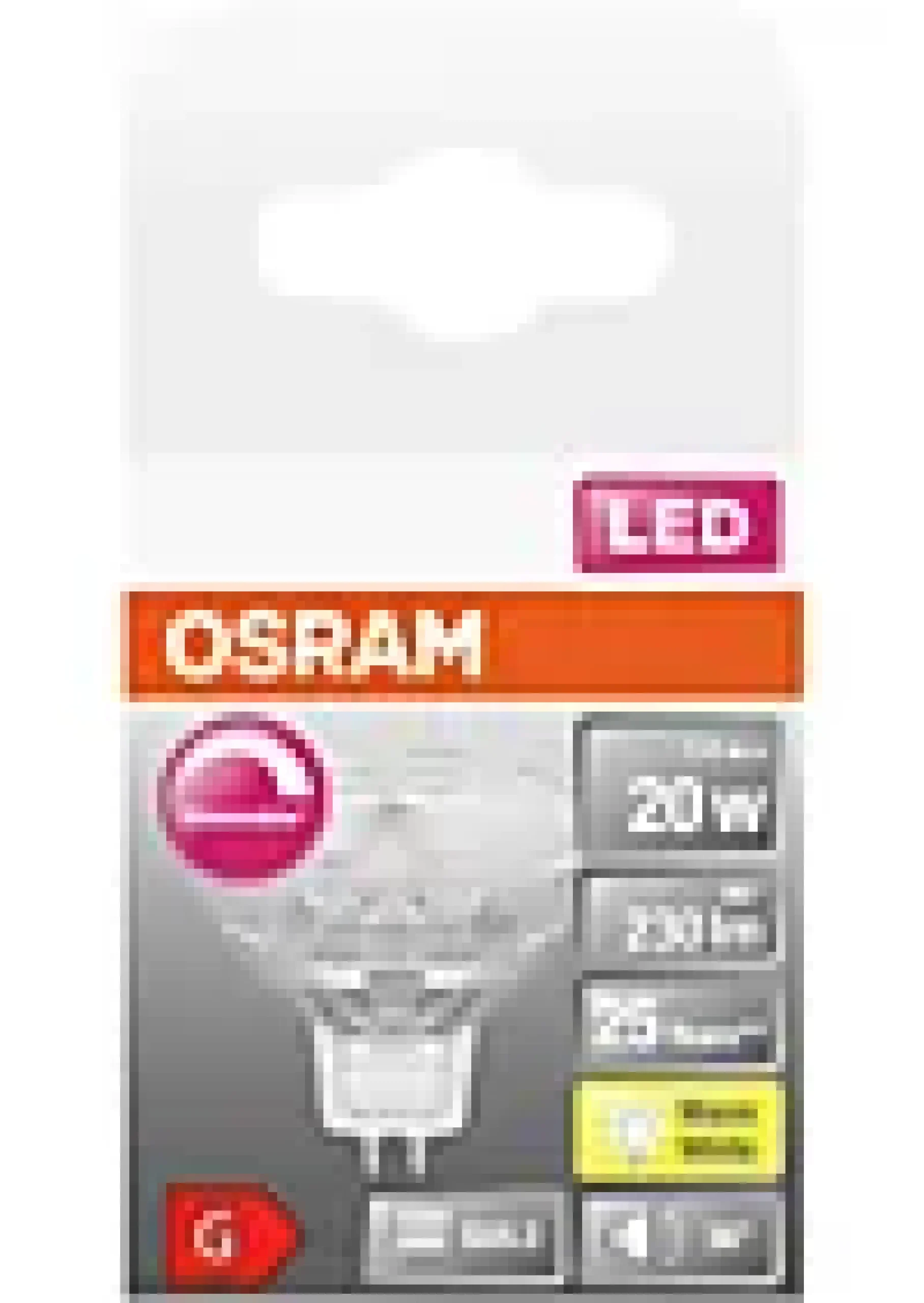 LED lyspære MR16 20 gu5,3 dim 3,4W 2700K 36° 12V-Osram Best
