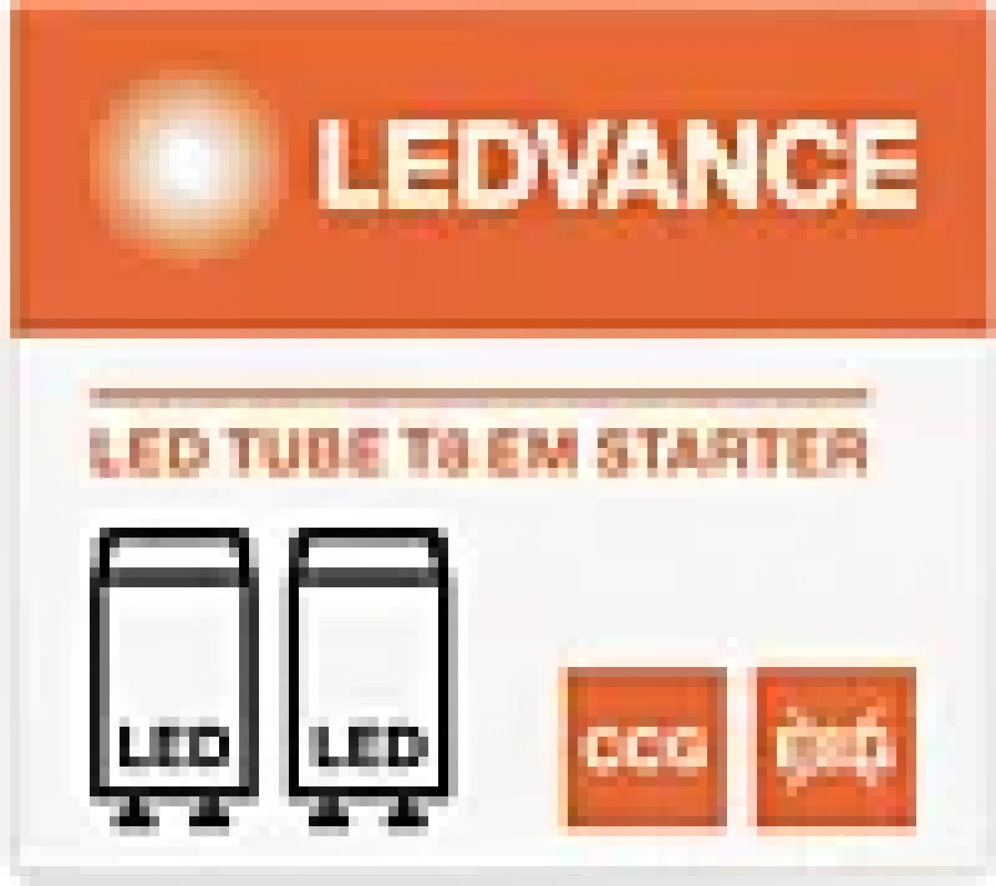 Led Lysrør Starter T8 2stk-Ledvance Clearance