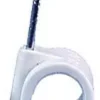 Ledningsklammer 7-10mm hvit oval 10stk-Gelia Outlet