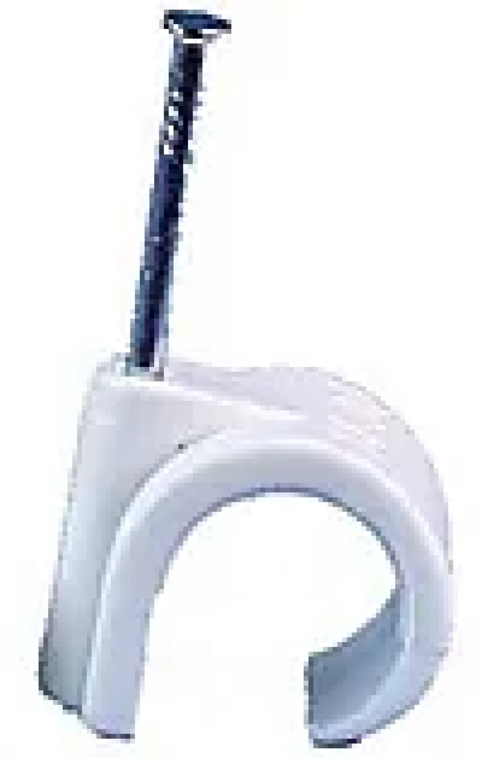 Ledningsklammer 7-10mm hvit oval 10stk-Gelia Outlet