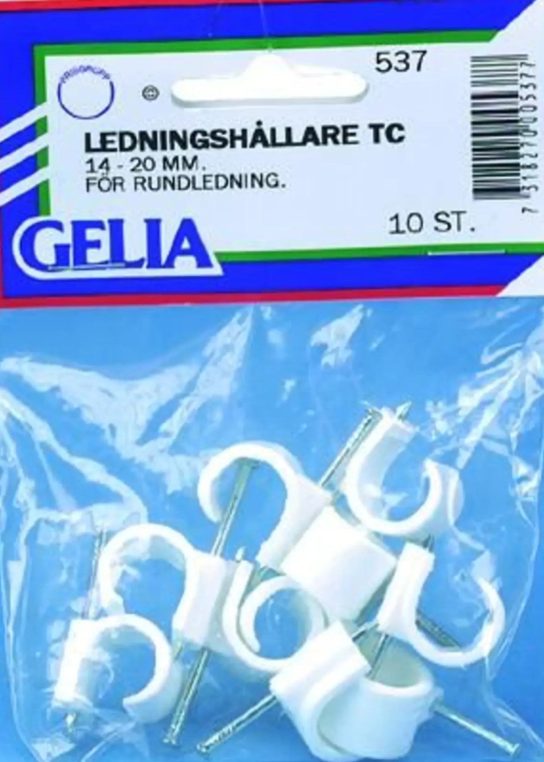 Ledningsklammer 14-20mm rund 10stk-Gelia Clearance