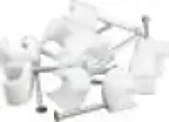 Ledningsklammer TC 6-9mm hvit oval 10stk-Valux Online