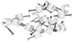 Ledningsklammer TC 7-10mm rund hvit 10stk-Valux Hot