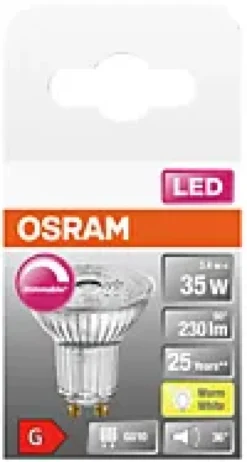 LED PAR16 35 dim 2700K GU10-Osram New