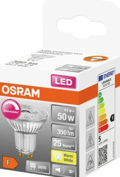 LED PAR16 50 dim 2700K GU10-Osram Outlet
