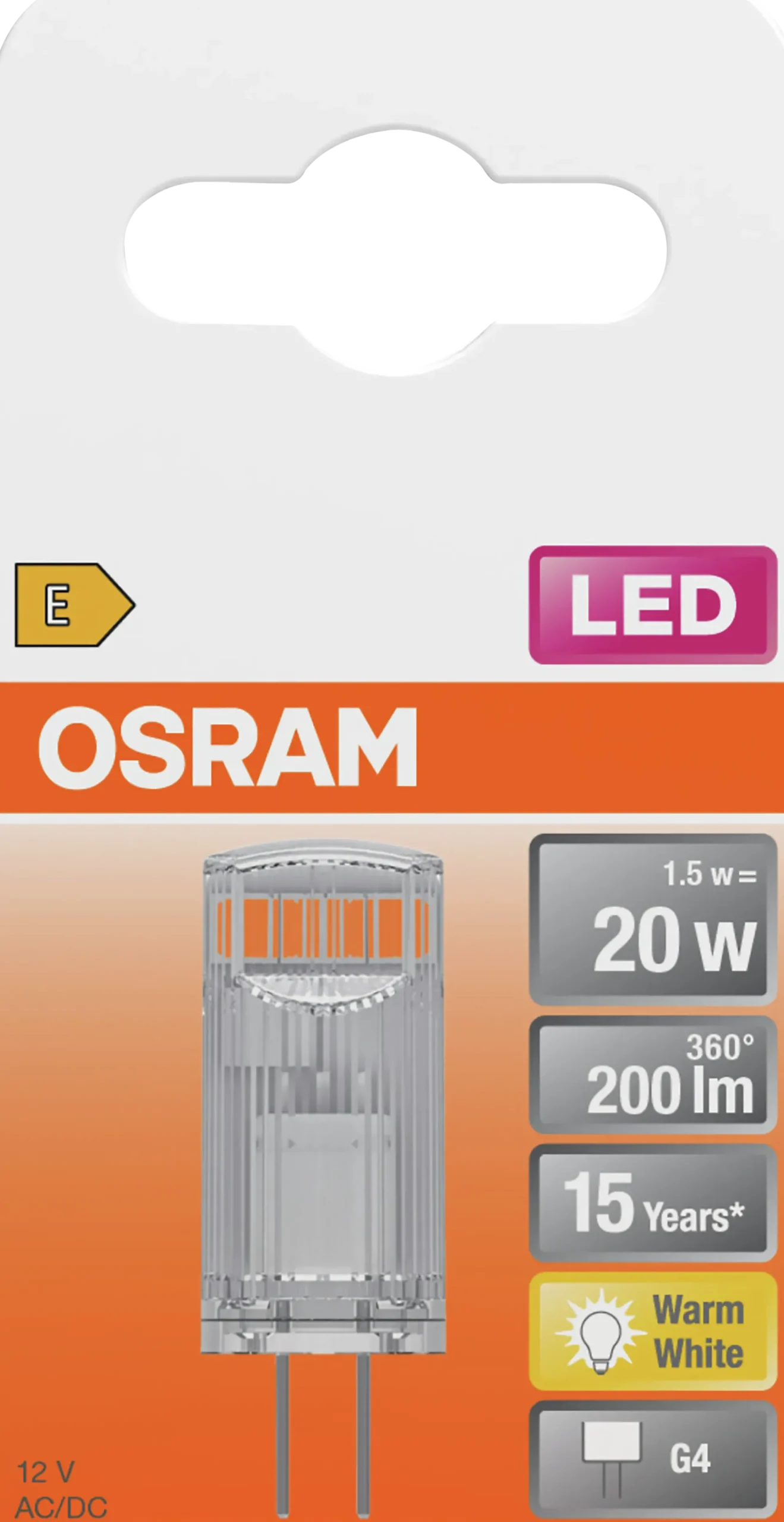 LED pin 20 1,8W 2700K G4-Osram Sale