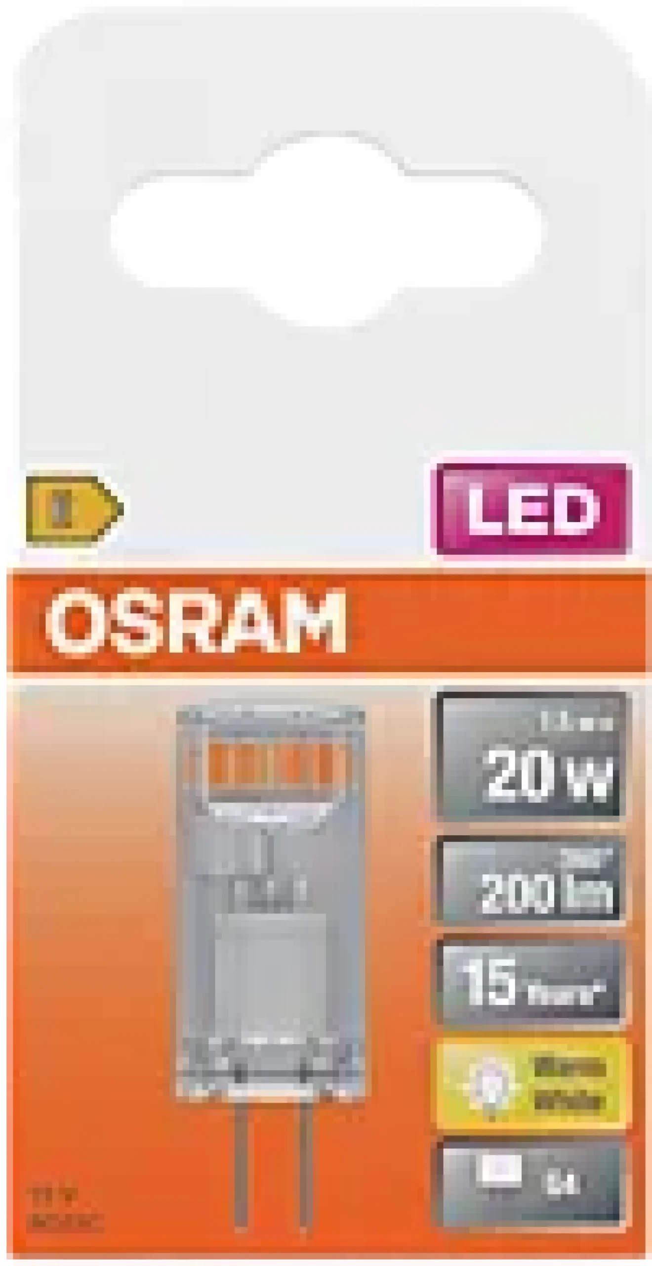 LED pin 20 1,8W 2700K G4-Osram Sale