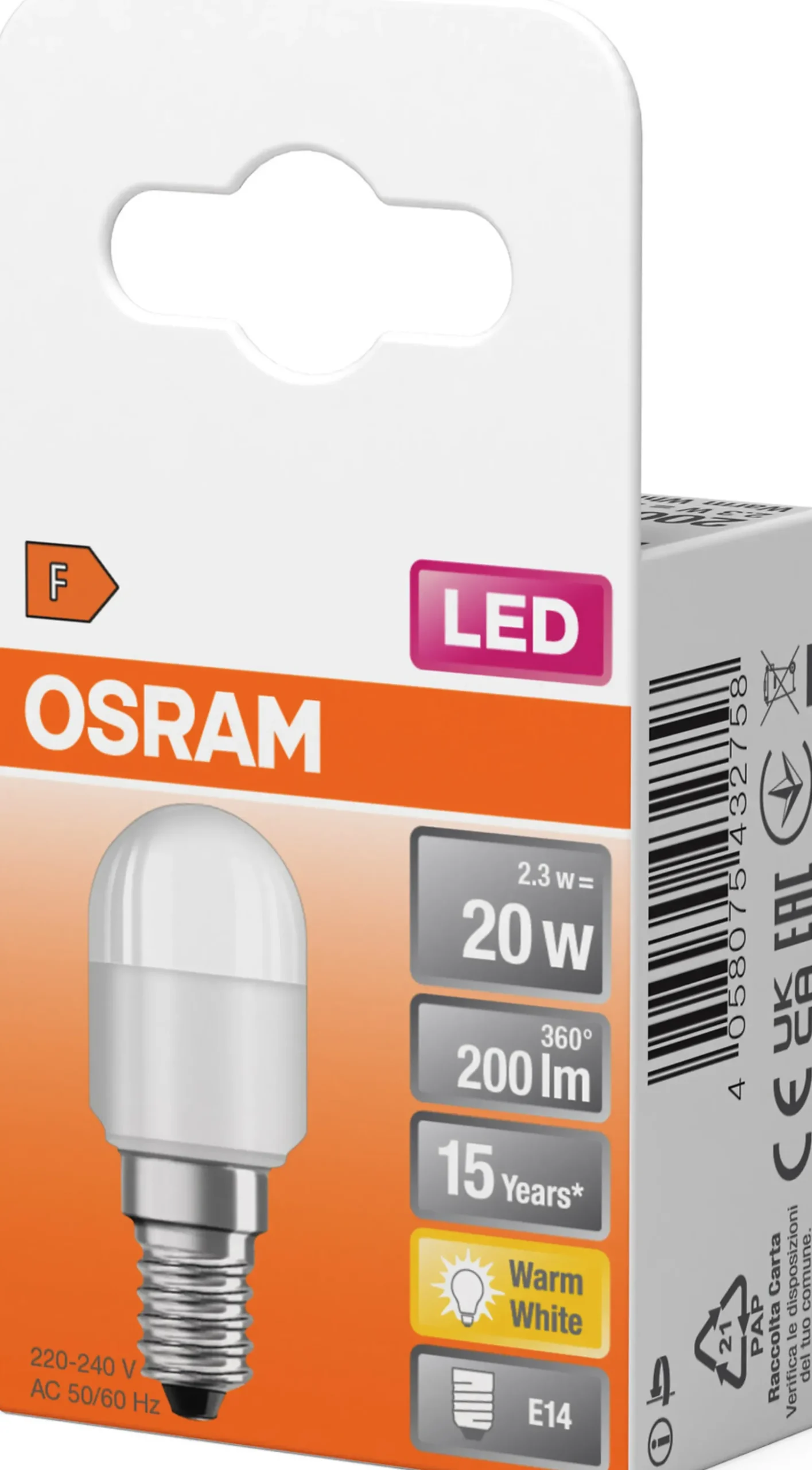 LED Special T26 20 2,3W 2700K E14-Osram Sale