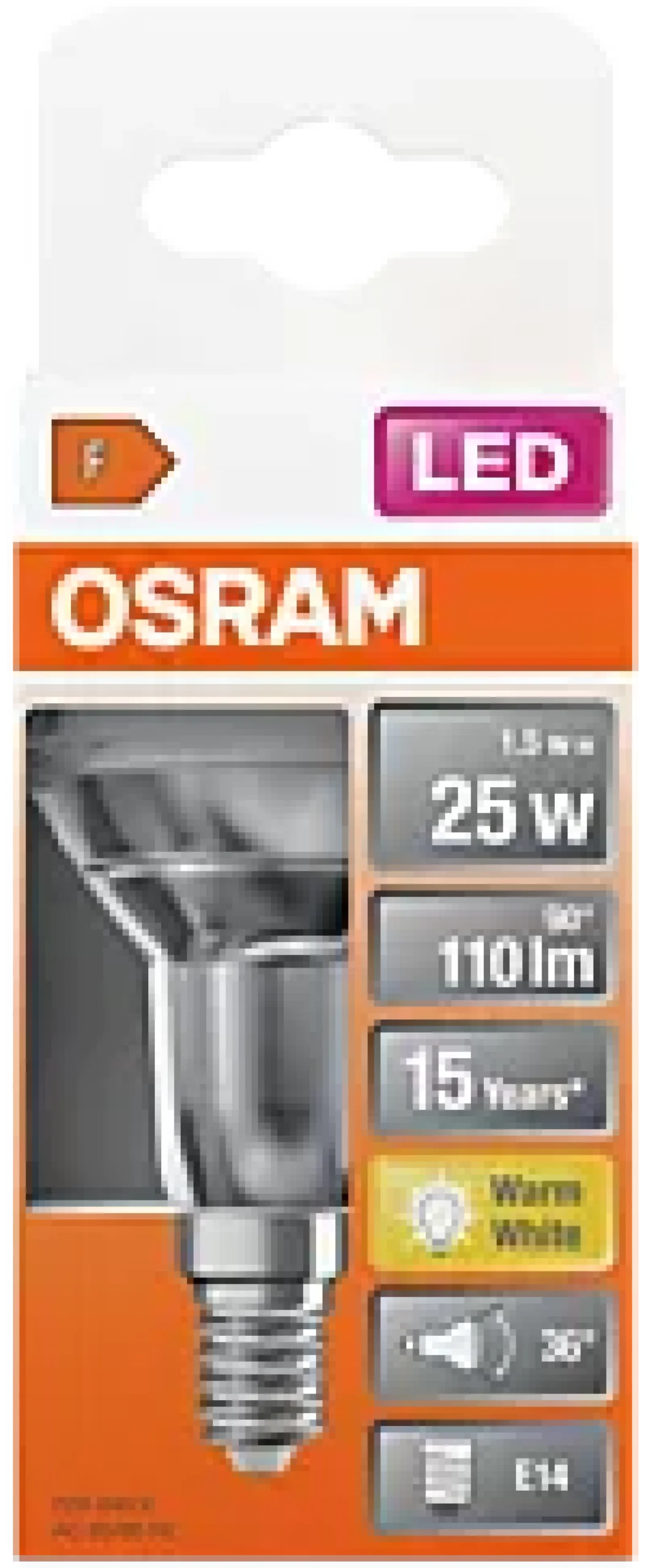 LED Spot R50 60 5,9W 2700K dim E14-Osram