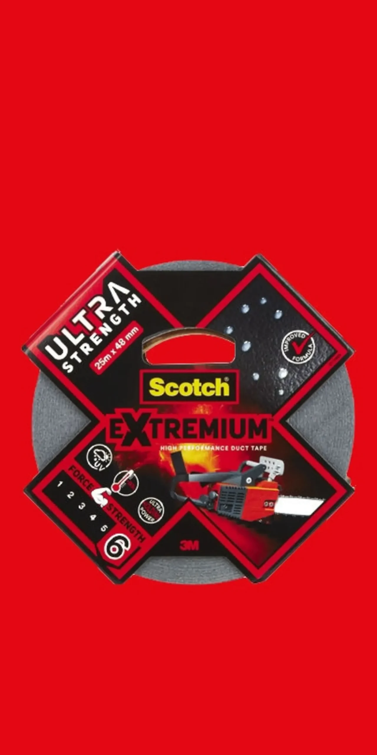 Lerretstape EXTREME ultrahøy ytelse 24mmx10m-Scotch Discount