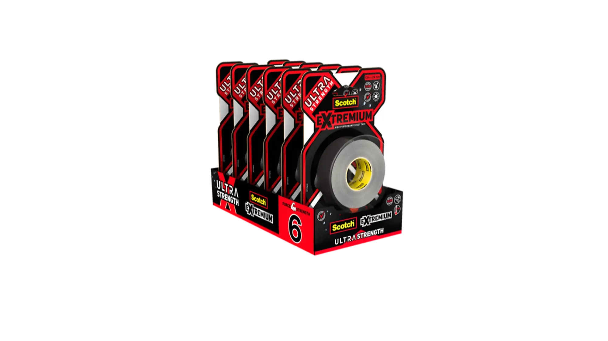 Lerretstape EXTREME ultrahøy ytelse 24mmx10m-Scotch Discount