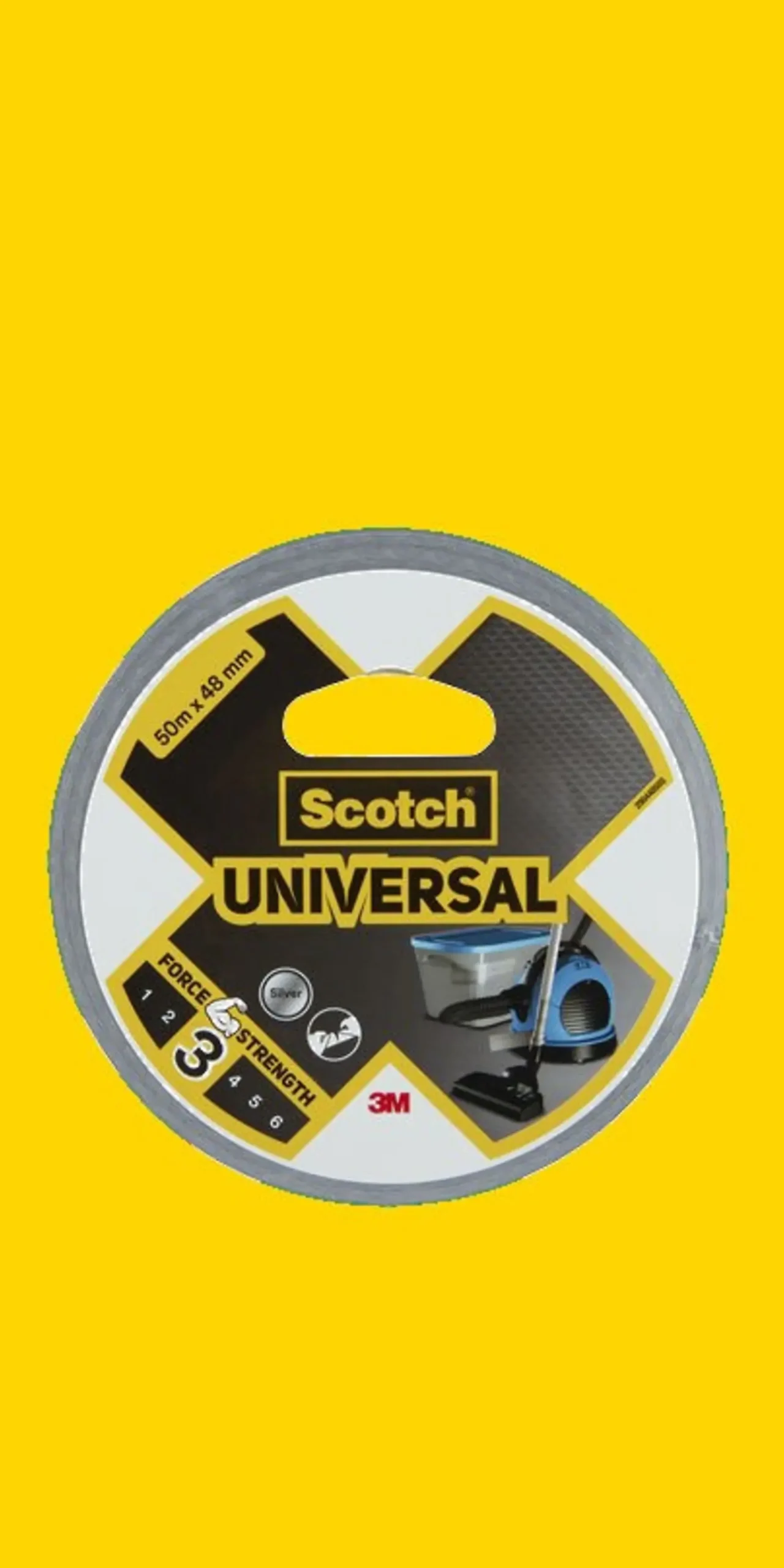 Lerretstape 48mmx50m-Scotch New