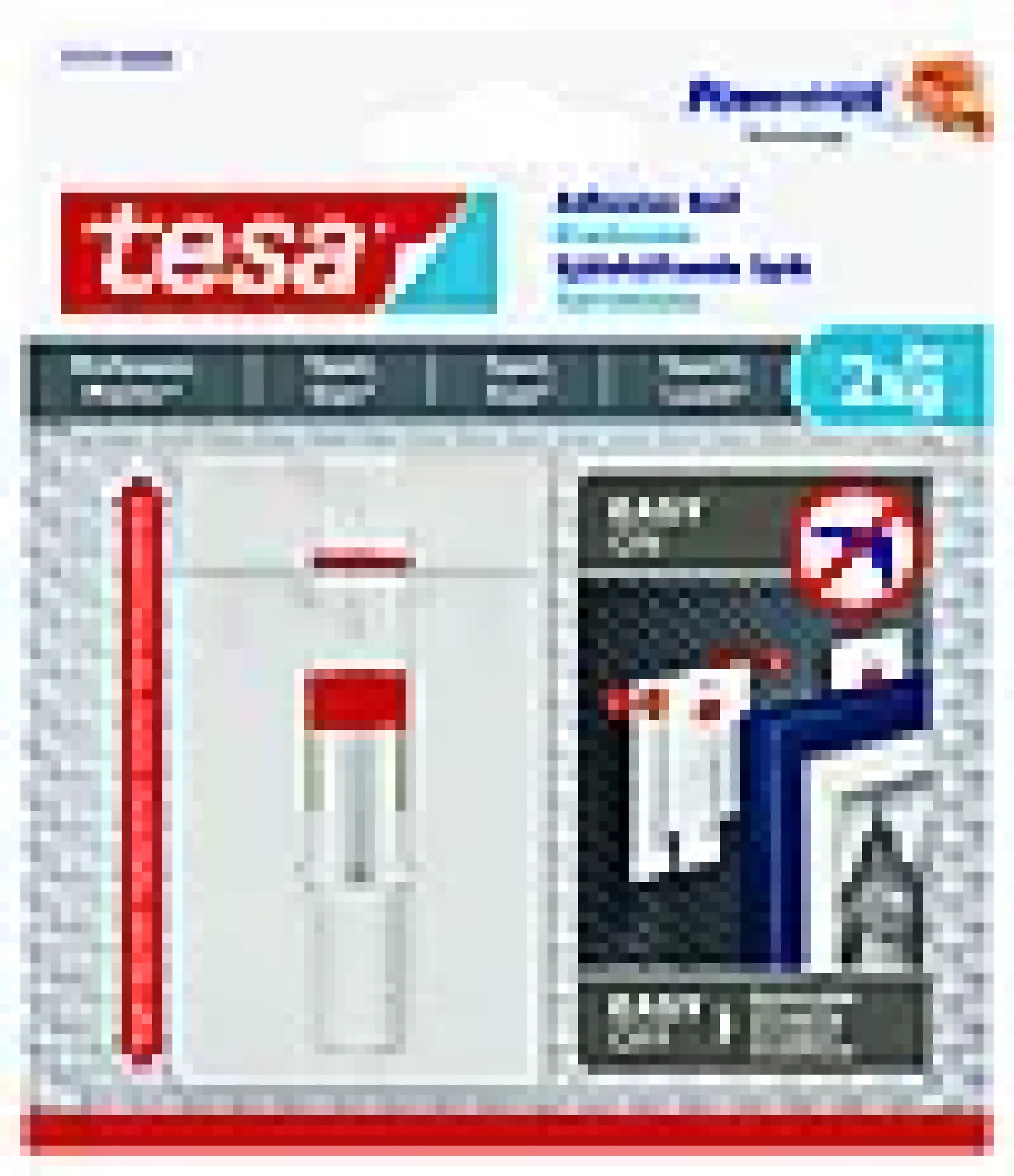 Limspiker justerbar tapet 2x2kg-Tesa New