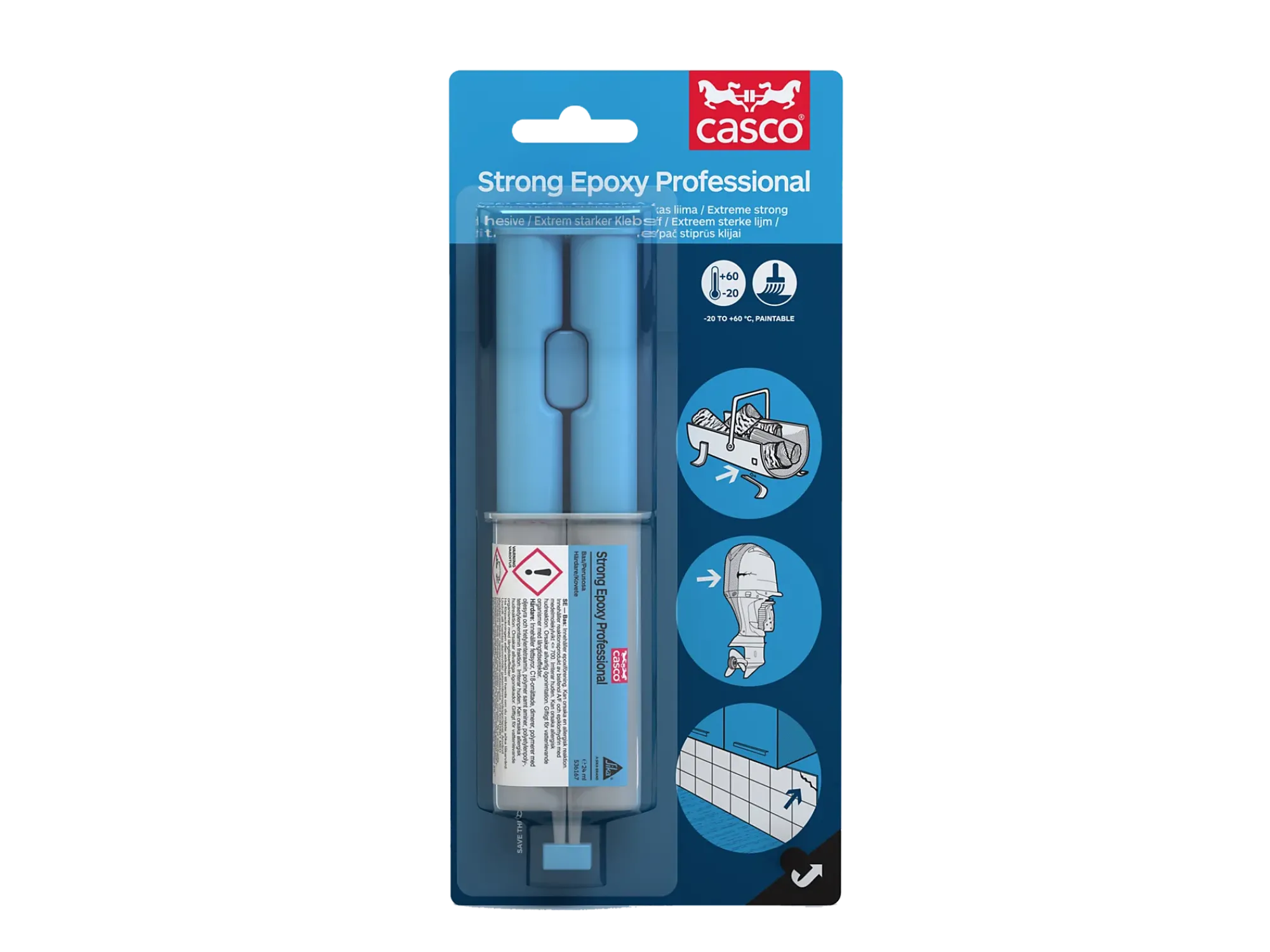 Lim Strong Epoxy professional 2X12ml-Casco Hot
