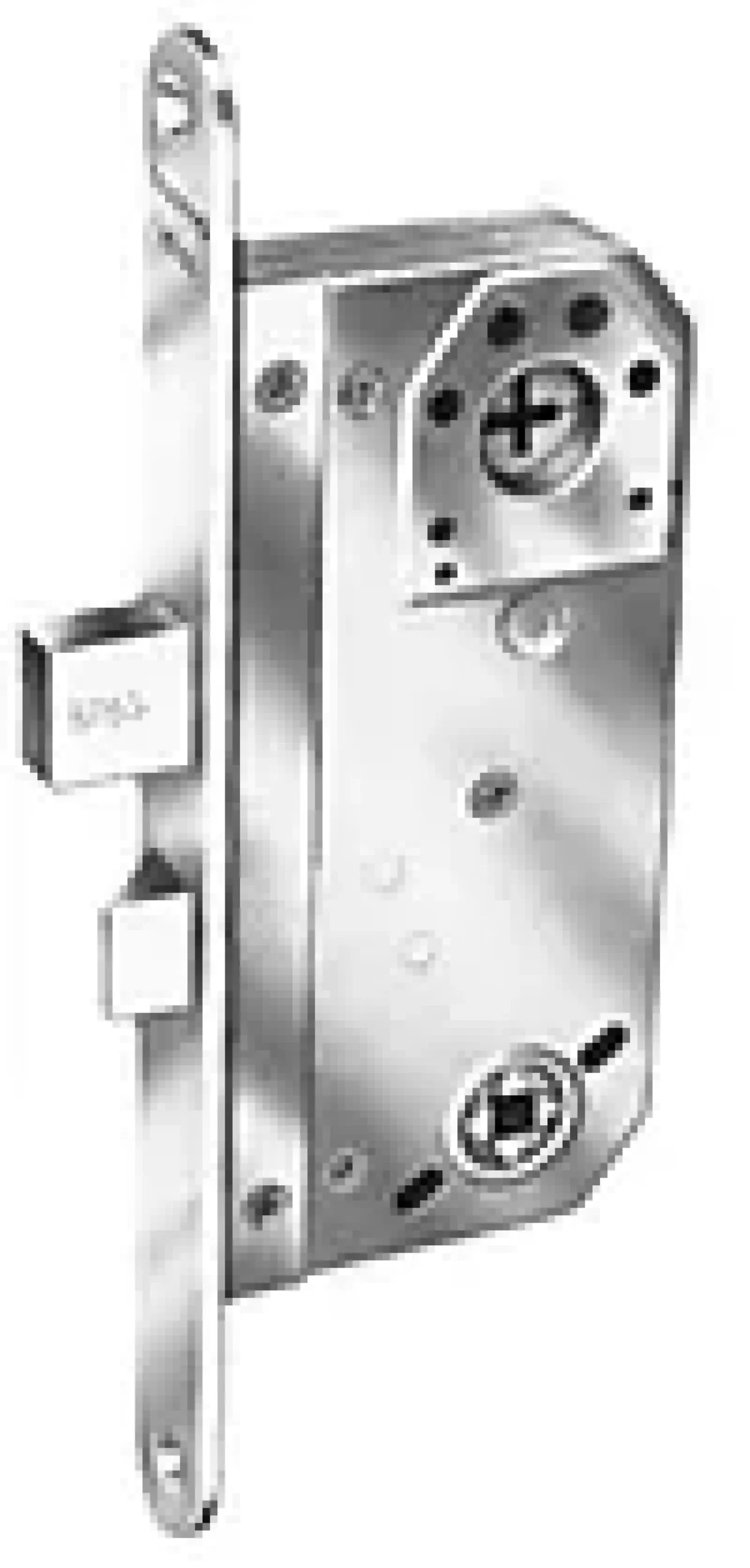 LÅSKASSE TV8765 UTEN SLUTTSTYKKE HØYRE-Assa abloy Clearance