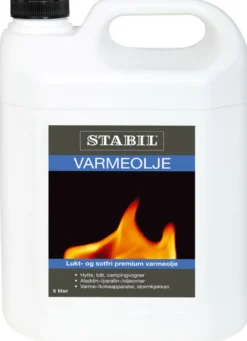 Lukt- og sotfri Premium varmeolje 5l-Stabil