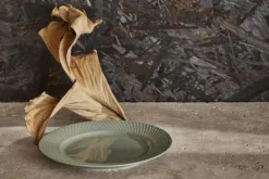 Lunsjtallerken Ø21cm Rhombe Earth Moss-Lyngby porcelæn Best