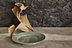 Lunsjtallerken Ø21cm Rhombe Earth Moss-Lyngby porcelæn Best