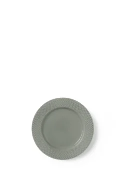 Lunsjtallerken Ø21cm Rhombe Earth Moss-Lyngby porcelæn Best