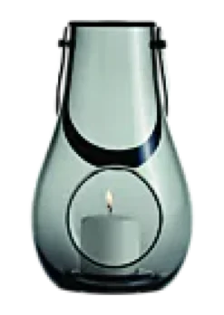 Lykt med hank Design With Light smoke 25cm-Holmegaard Hot