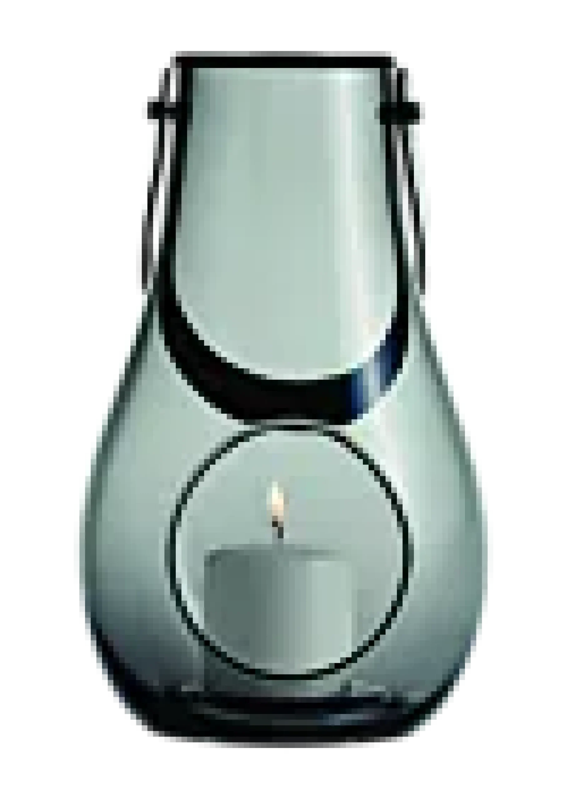 Lykt med hank Design With Light smoke 25cm-Holmegaard Hot