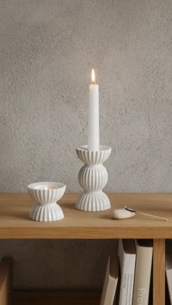 Lysestake Tura 14cm-Lyngby porcelæn Sale