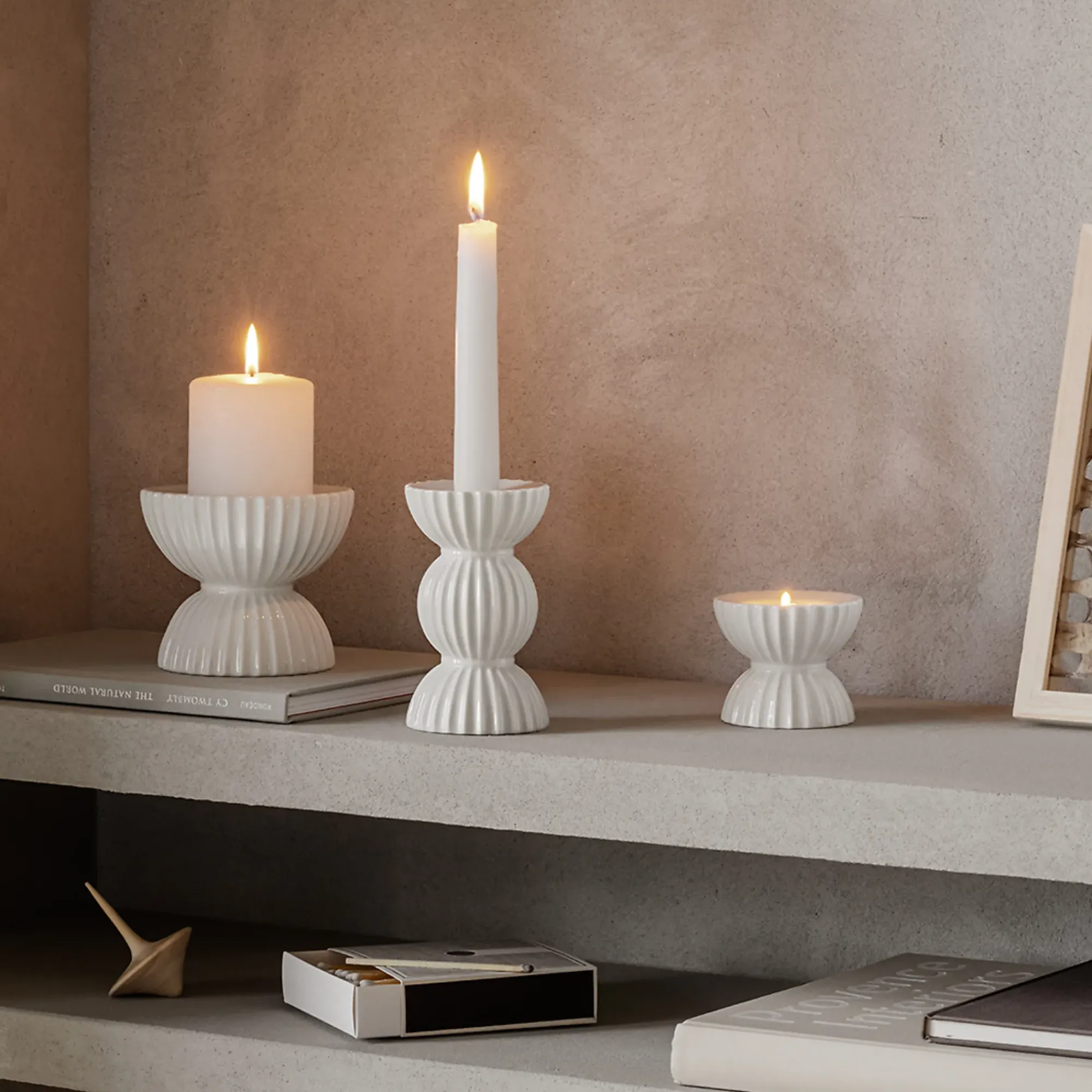 Lysestake Tura 14cm-Lyngby porcelæn Sale