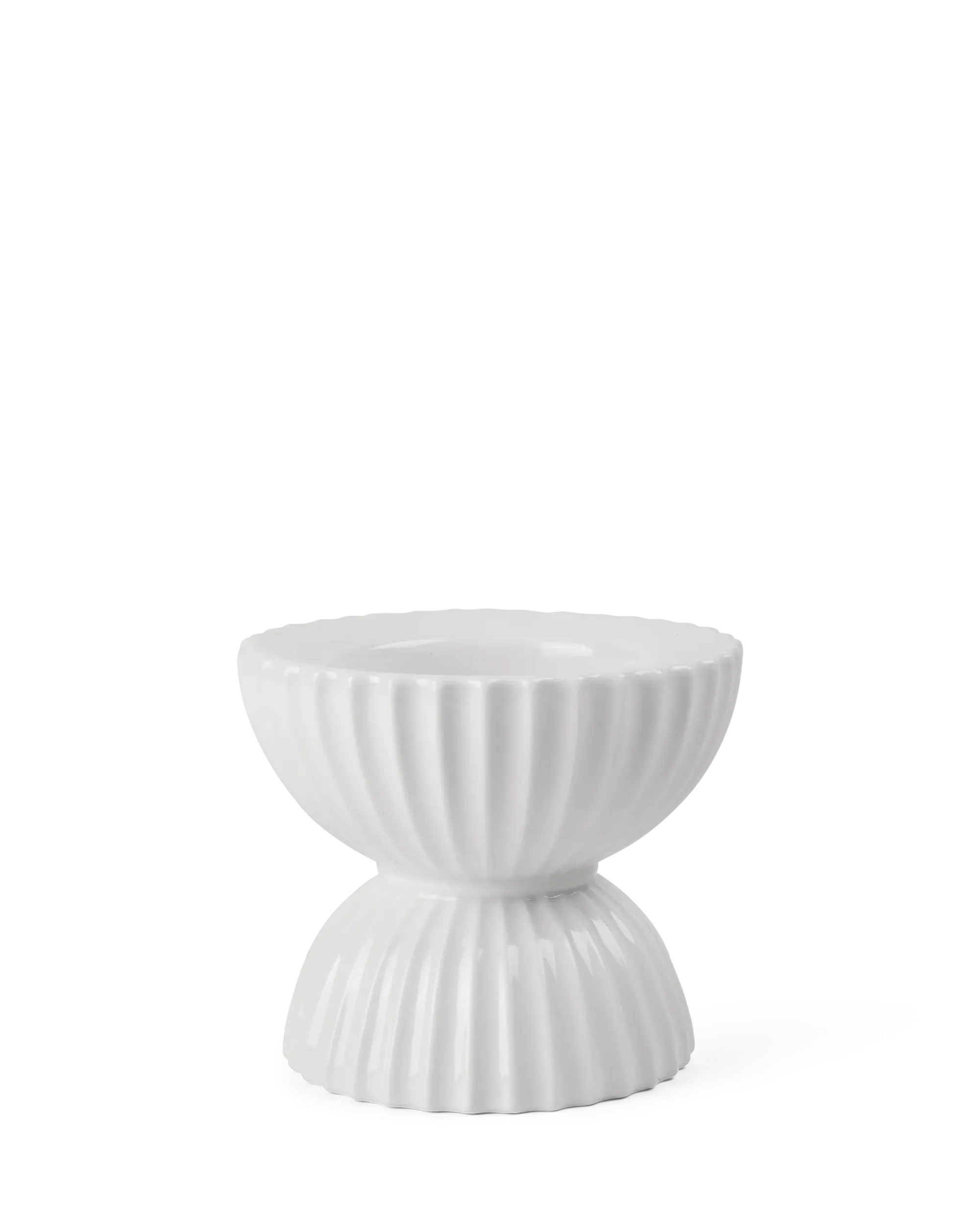 Lysestake Tura kubbelys 11.5cm-Lyngby porcelæn Clearance