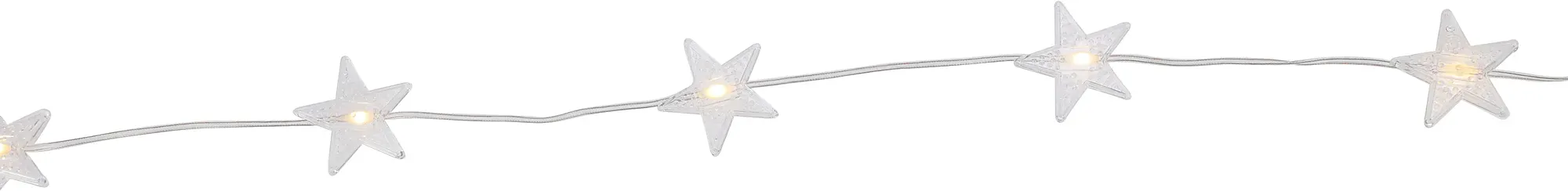 Lyslenke 100ledlys med transparent dekorasjon varmhvit IP44 3m-Ki Online