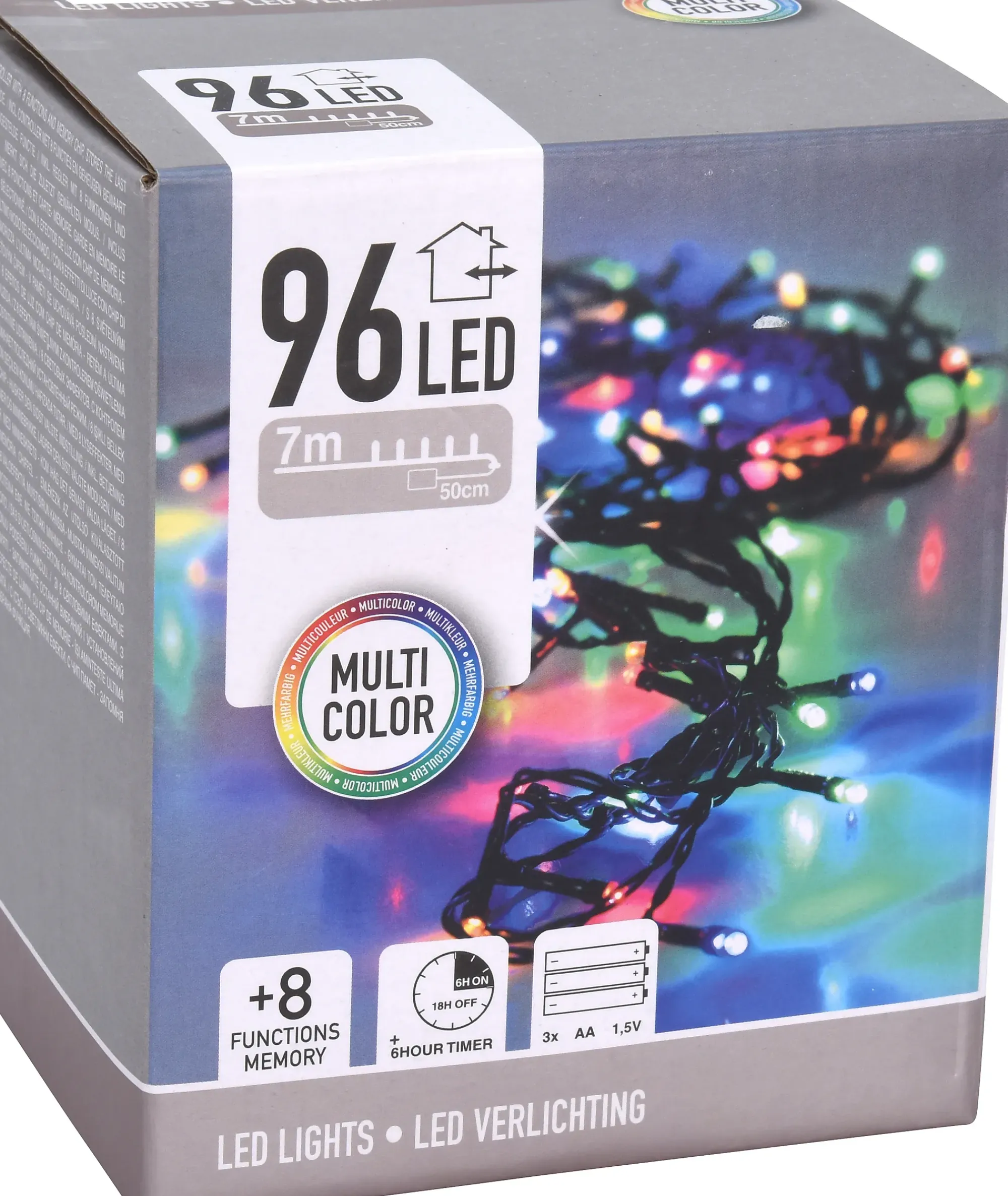 Lyslenke 96ledlys multicolor IP44 7m-Ki Online