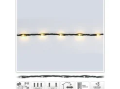 Lyslenke 1500ledlys varmhvit lys 3m-Ki Best