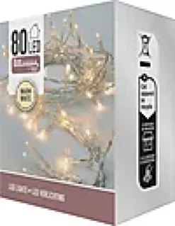 Lyslenke 80ledlys varmhvit 8m-Ki Outlet