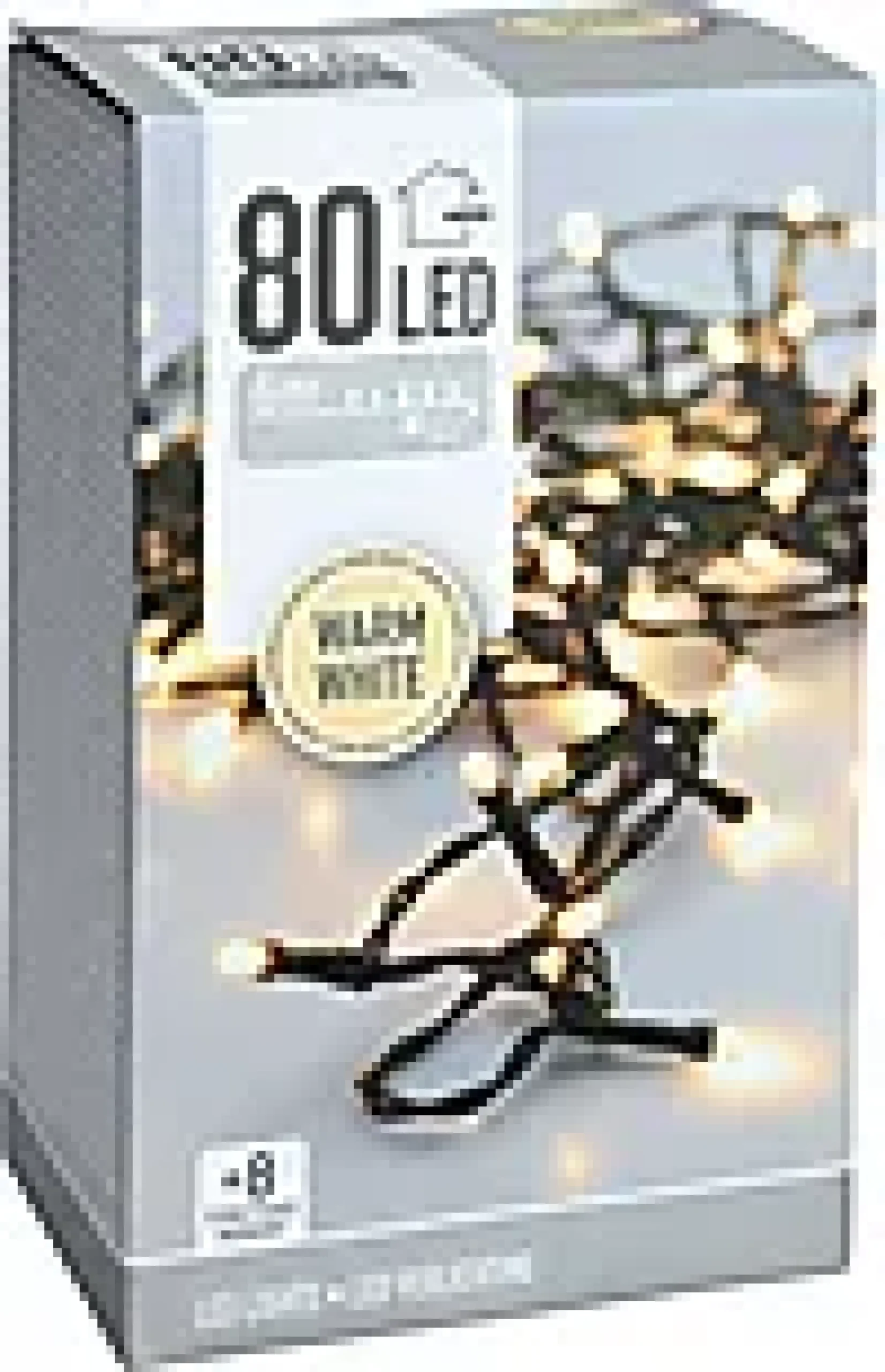 Lyslenke String 80ledlys varmhvit 6m-Ki Outlet
