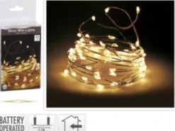 Lyslenke Wirelys 40LED Sølv Batteridrevet-Ki Sale