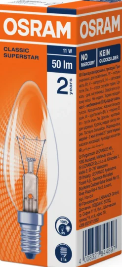 Lyspære Classic E14 11W-Osram Sale