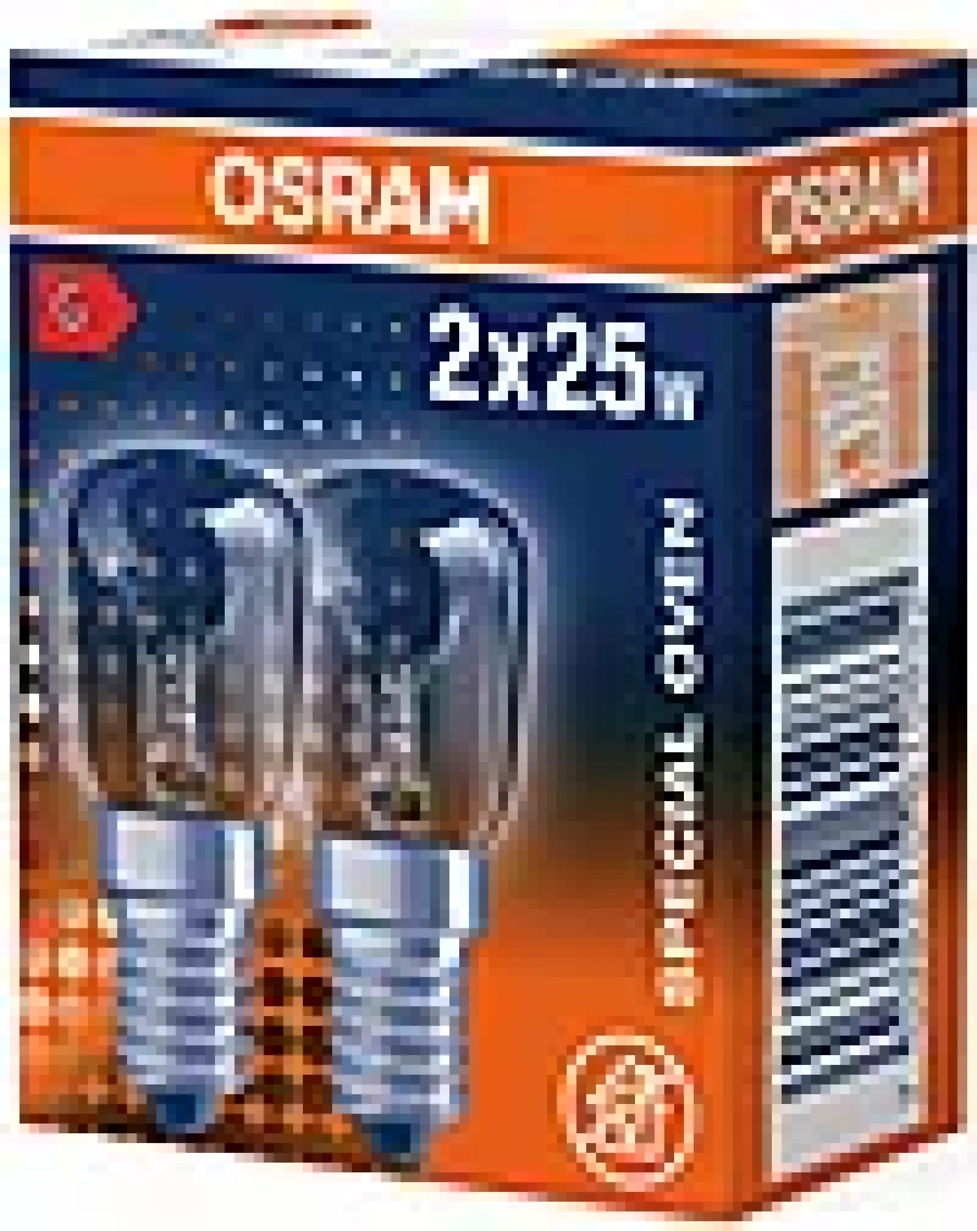 Lyspære mini E14 25W 2stk-Osram Sale