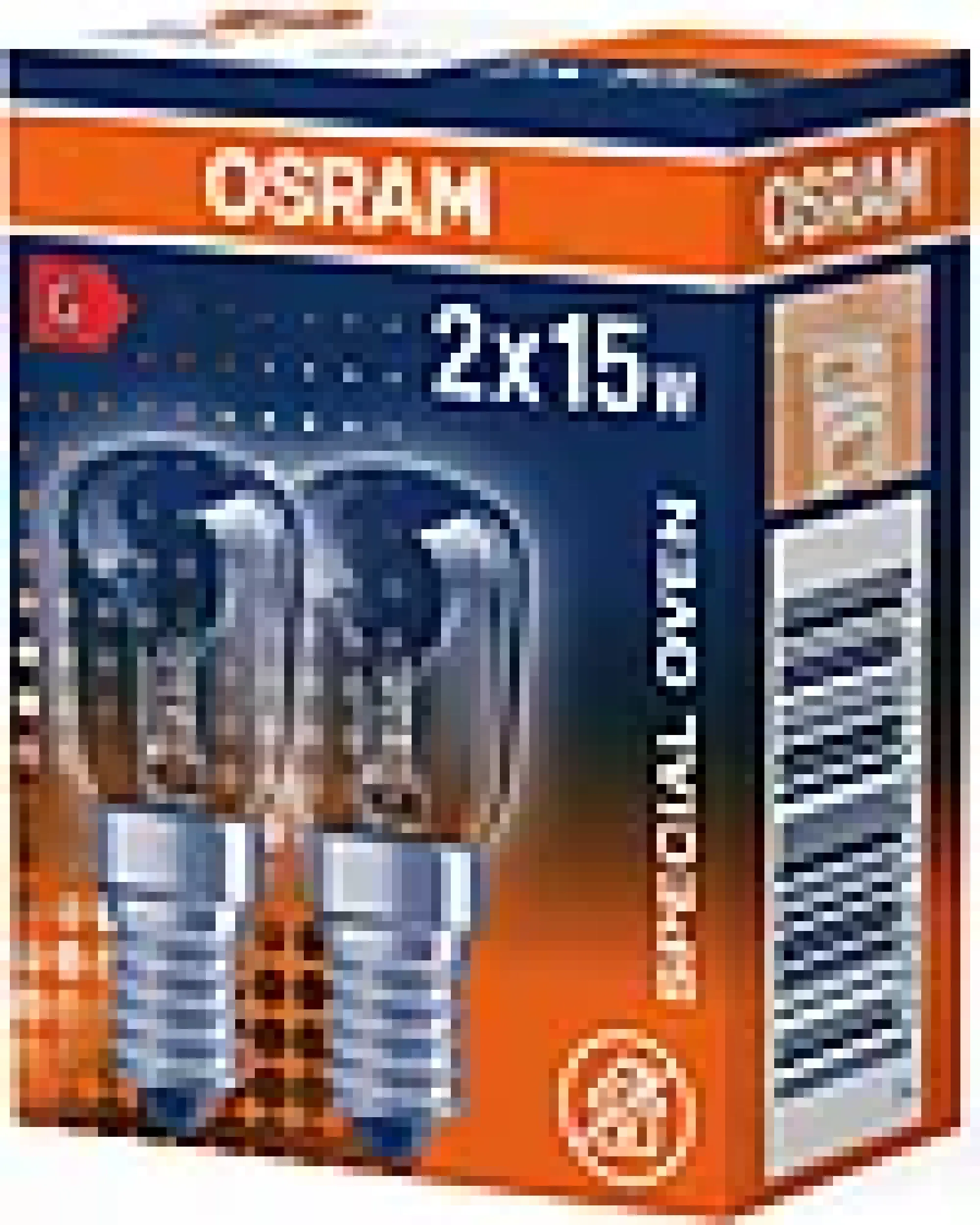 Lyspære mini E14 15W 2stk-Osram Outlet