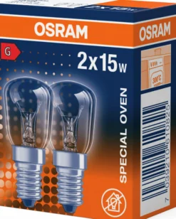 Lyspære mini E14 15W 2stk-Osram Outlet