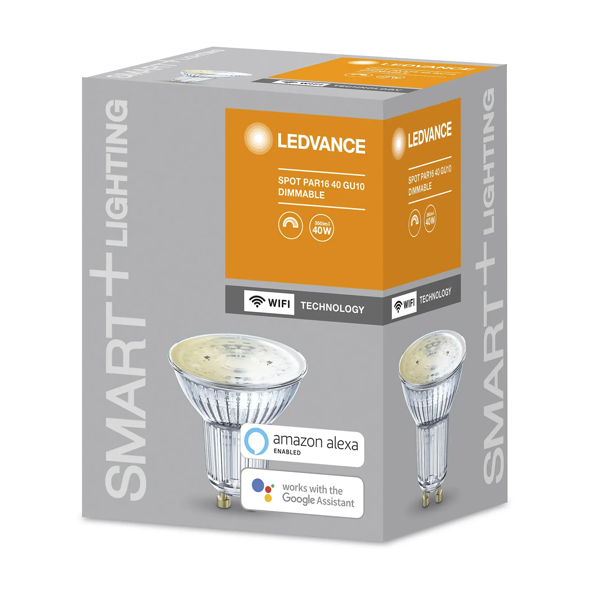 Lyspære smart+wifi PAR16 50 dim 5W GU10-Ledvance Best