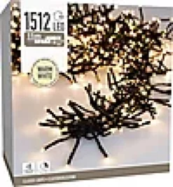 Lysslynge Cluster Lights 1512ledlys varmhvit IP44 11m-Ki New