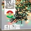 Lysslynge Cluster Lights 192ledlys 3 farger 1,4m-Ki New