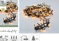 Lysslynge 700ledlys ekstra varmhvit IP44 14m-Ki New