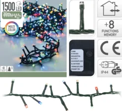 Lysslynge 1500ledlys multifarget IP44 30m-Ki Clearance