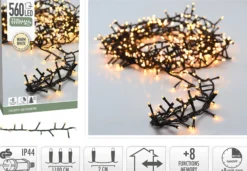 Lysslynge Micro Cluster 560ledlys varmhvit 11m-Ki Outlet