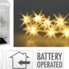 Lysslynge Star 10ledlys 120cm-Ki Clearance