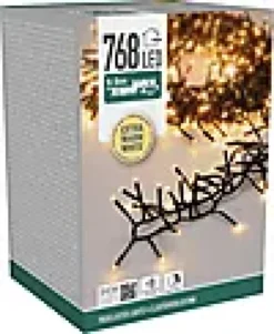 Lysslynge Treecluster 768ledlys ekstra varmhvit 9,9m-Ki Clearance