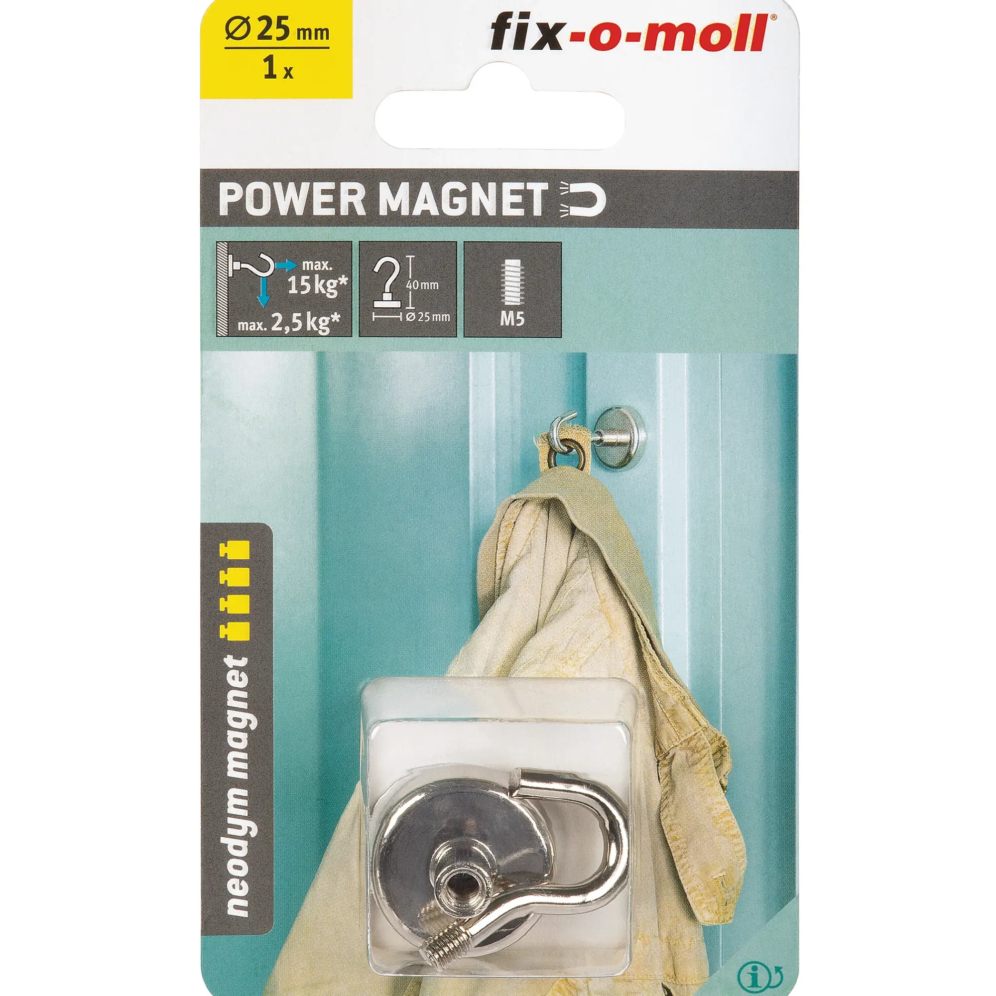 Magnet krok max 15kg-Fix O Moll Outlet
