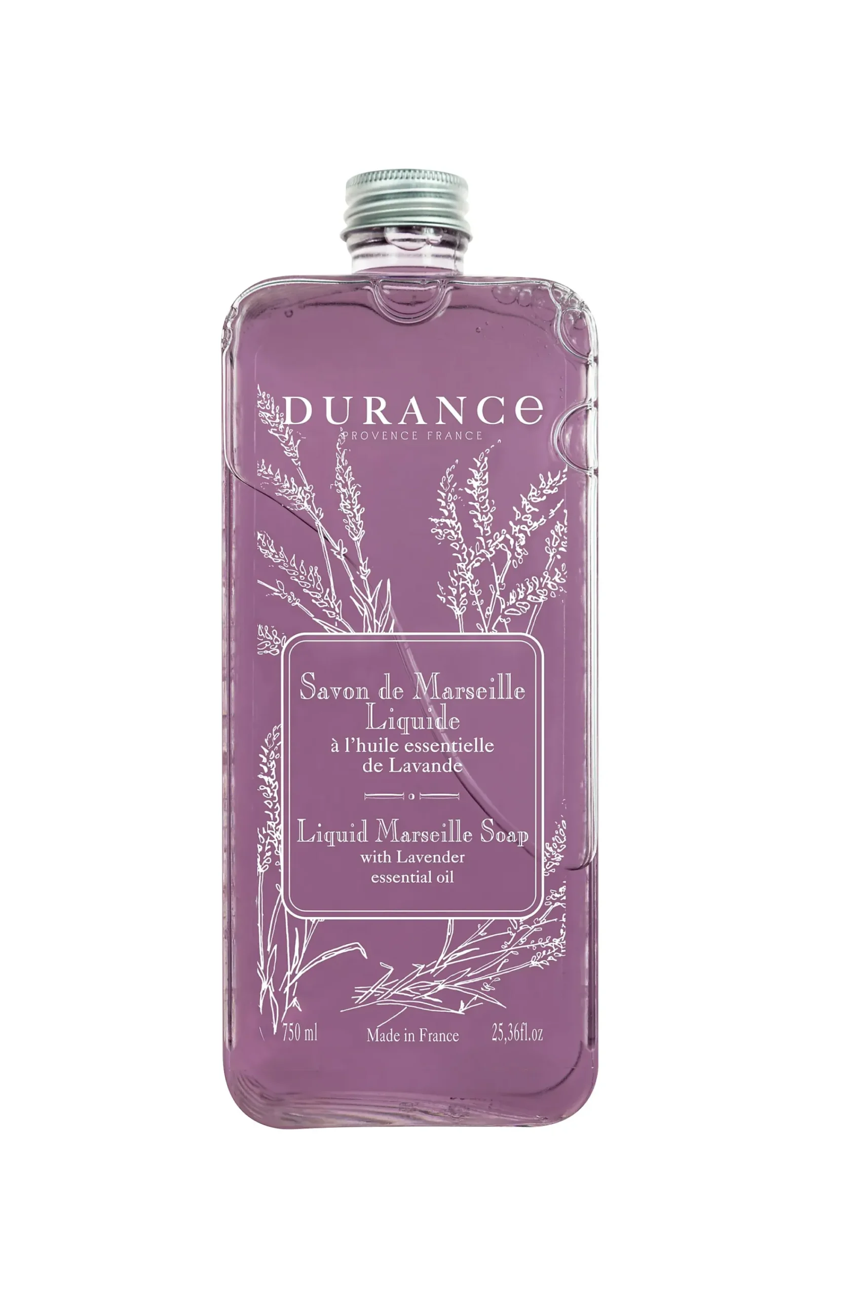 MARSEILLE SÅPE LAVENDEL. 750ML. LILLA. MED ETERISKE OLJER FO-Durance Discount