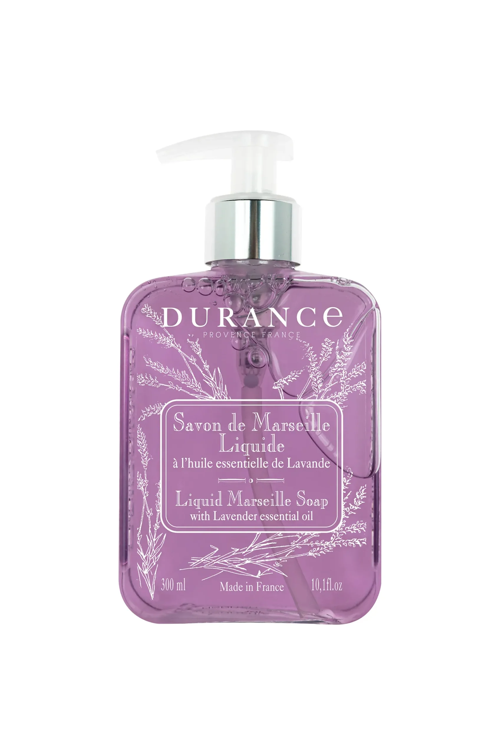 MARSEILLE SÅPE LAVENDEL. 300ML. LILLA. MED ETERISKE OLJER FO-Durance