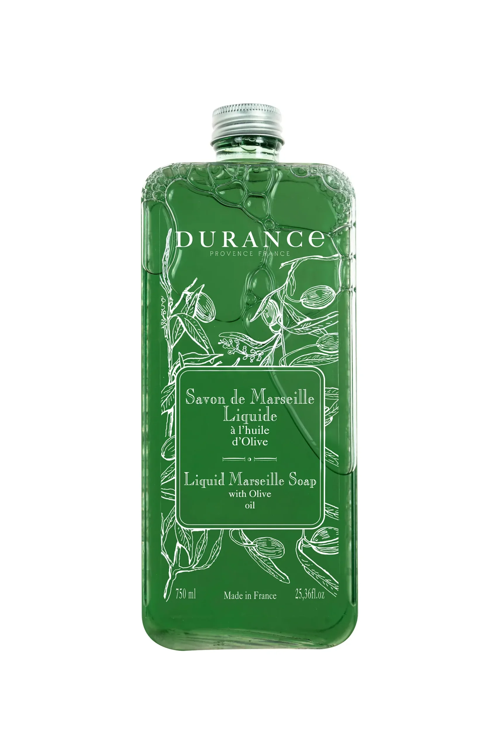 MARSEILLE SÅPE OLIVEN. 750ML. GRØNN. MED ETERISKE OLJER FOR-Durance Hot
